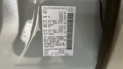 2026 Nissan Frontier Crew Cab PRO-4X®
