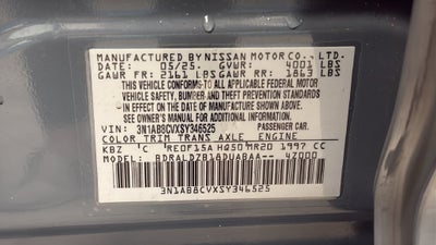 2025 Nissan Sentra SV