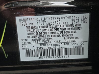 2027 Nissan Sentra S