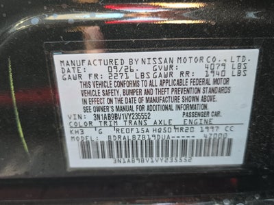 2027 Nissan Sentra S