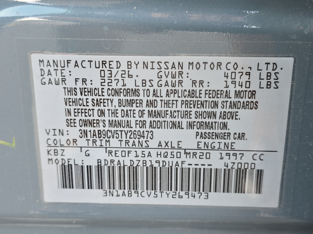 2026 Nissan Sentra SV