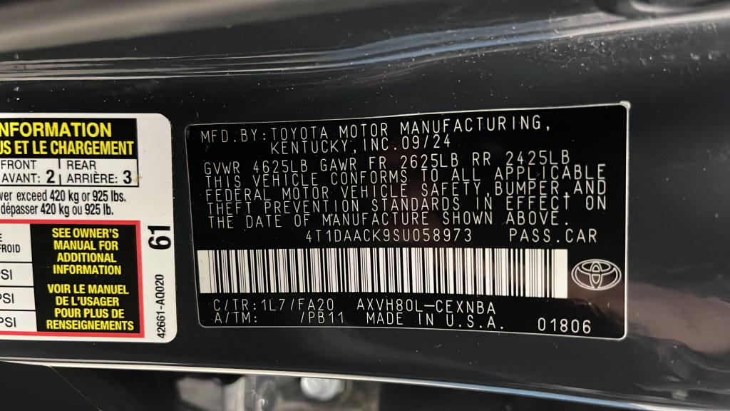 2025 Toyota Camry LE