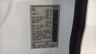 2025 Nissan Murano Platinum