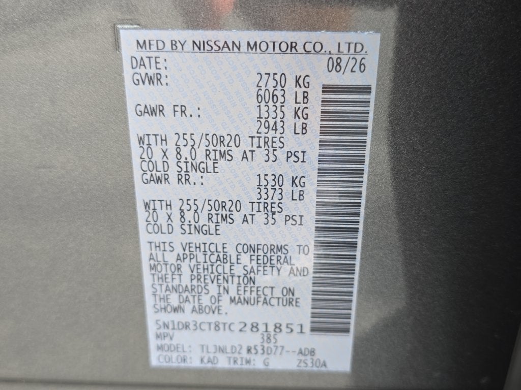 2026 Nissan Pathfinder SL