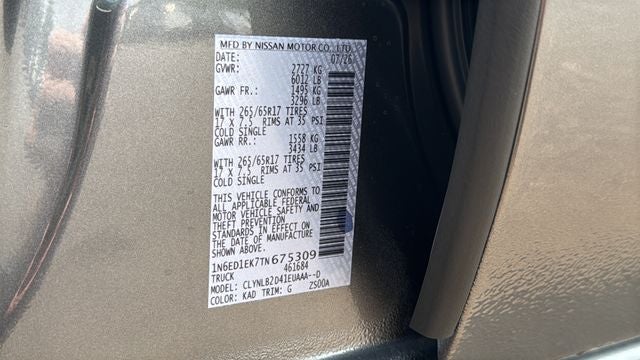 2026 Nissan Frontier SV