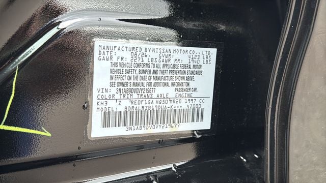 2027 Nissan Sentra SR