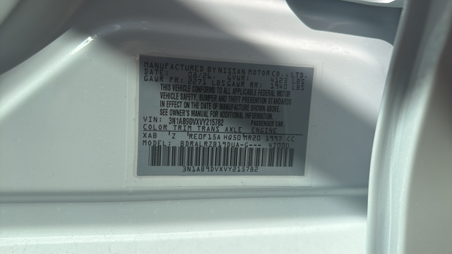 2027 Nissan Sentra SR
