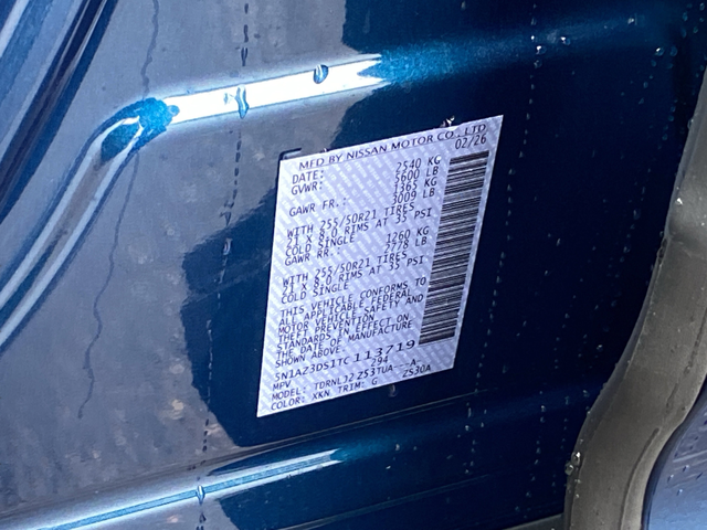 2026 Nissan Murano Platinum