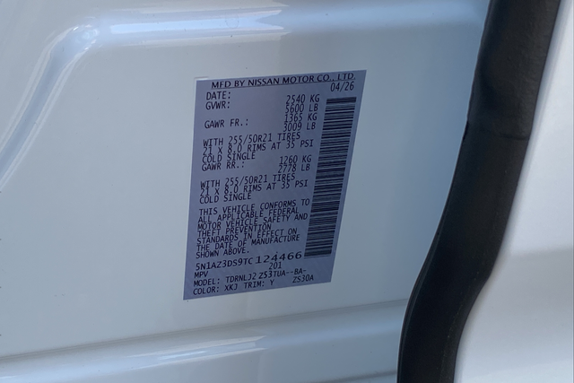 2026 Nissan Murano Platinum