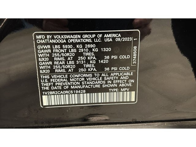 2024 Volkswagen Atlas 2.0T SEL