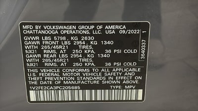 2023 Volkswagen Atlas Cross Sport 3.6L V6 SEL Premium R-Line
