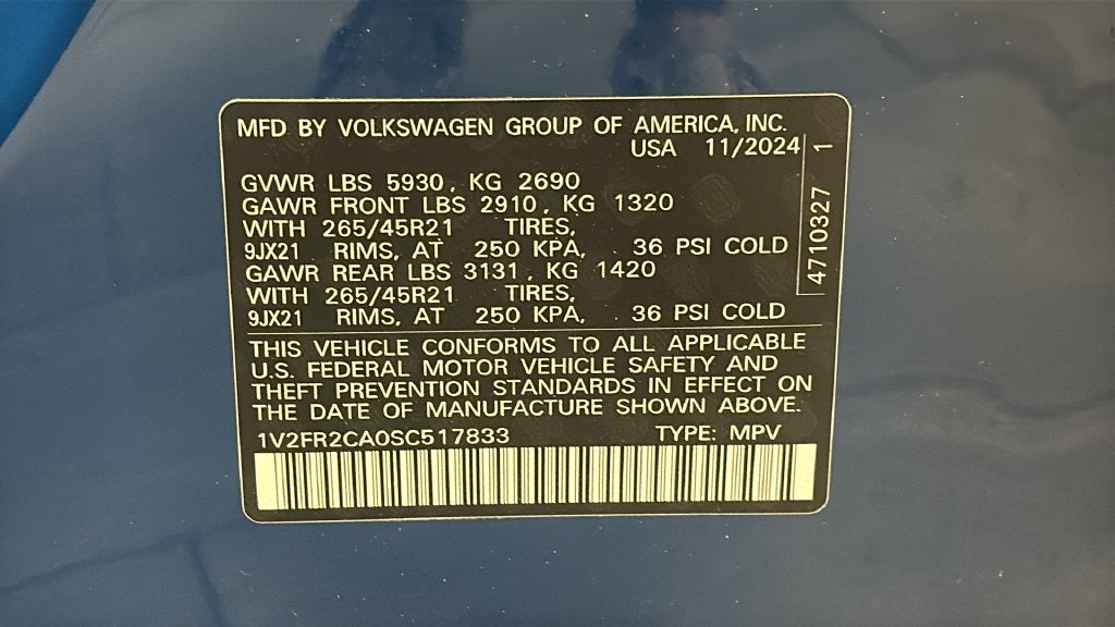 2025 Volkswagen Atlas 2.0T SEL Premium R-Line