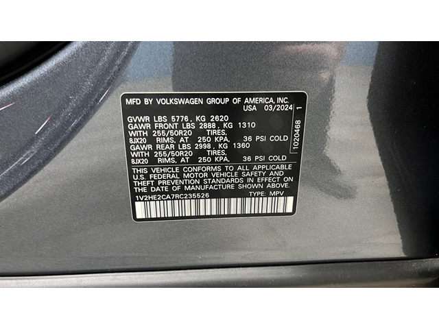 2024 Volkswagen Atlas Cross Sport 2.0T SE w/Technology