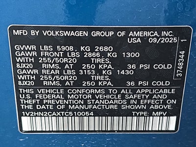 2026 Volkswagen Atlas SE w/Technology
