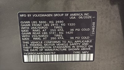 2025 Volkswagen Atlas 2.0T SE w/Technology