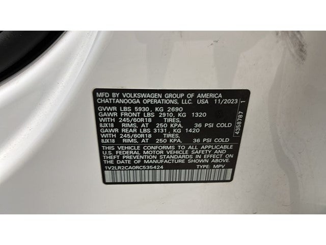 2024 Volkswagen Atlas 2.0T SE