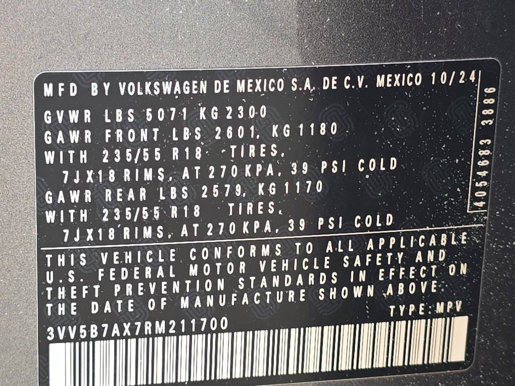 2024 Volkswagen Tiguan 2.0T Wolfsburg Edition