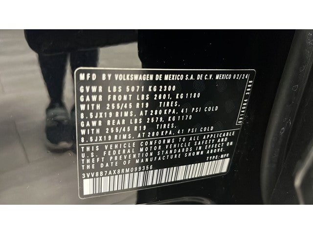 2024 Volkswagen Tiguan 2.0T SE R-Line Black