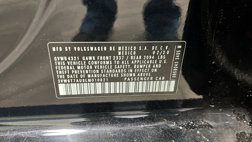 2020 Volkswagen Golf GTI 2.0T S