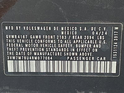 2024 Volkswagen Jetta 1.5T SE