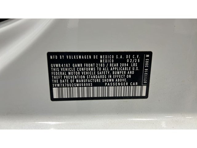 2025 Volkswagen Jetta 1.5T SE
