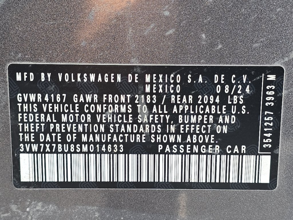 2025 Volkswagen Jetta 1.5T SE