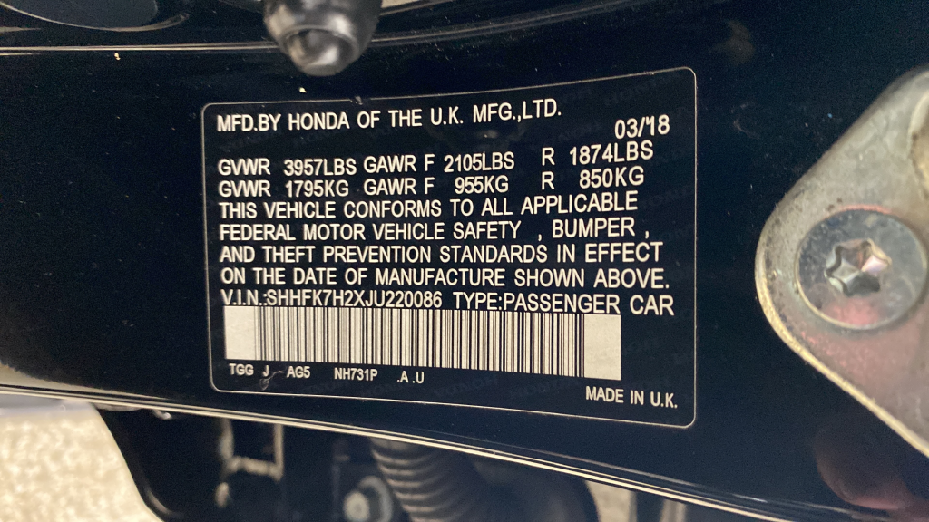2018 Honda Civic LX