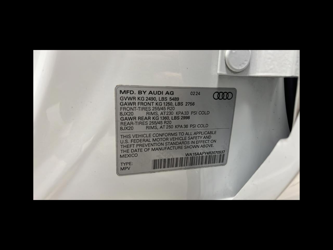 2024 Audi Q5 Sportback quattro
