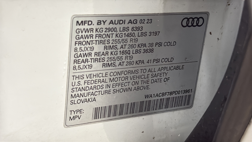 2023 Audi Q7 45 Premium quattro
