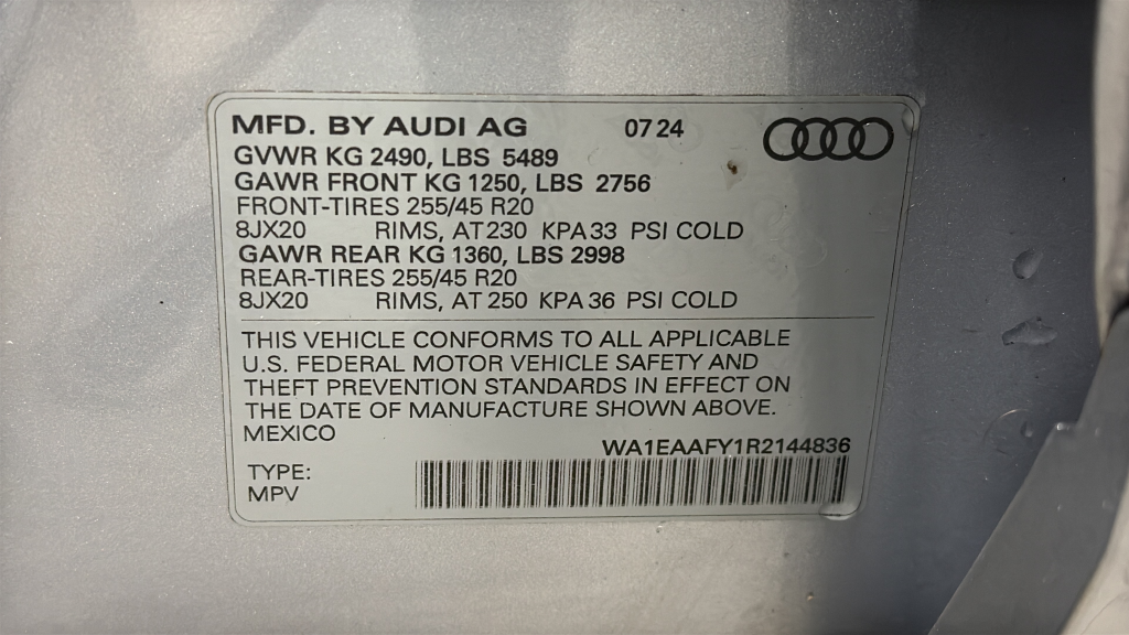 2024 Audi Q5 45 S line Premium quattro