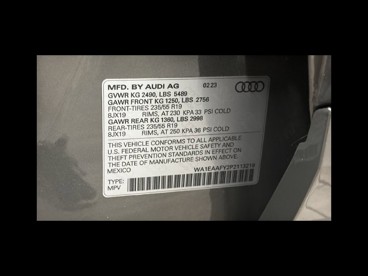 2023 Audi Q5 45 S line Premium quattro