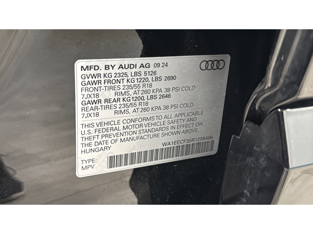 2024 Audi Q3 Premium Plus S Line quattro