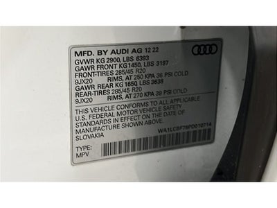 2023 Audi Q7 45 Premium Plus quattro