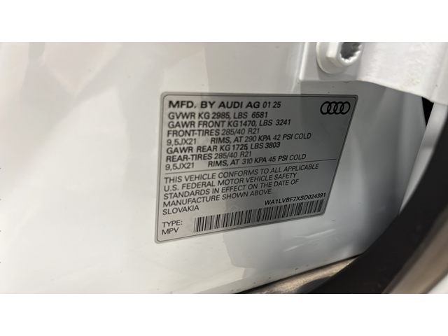 2025 Audi Q7 55 Premium Plus quattro