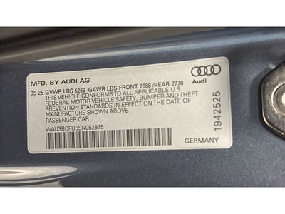 2025 Audi A5 2.0T Prestige quattro