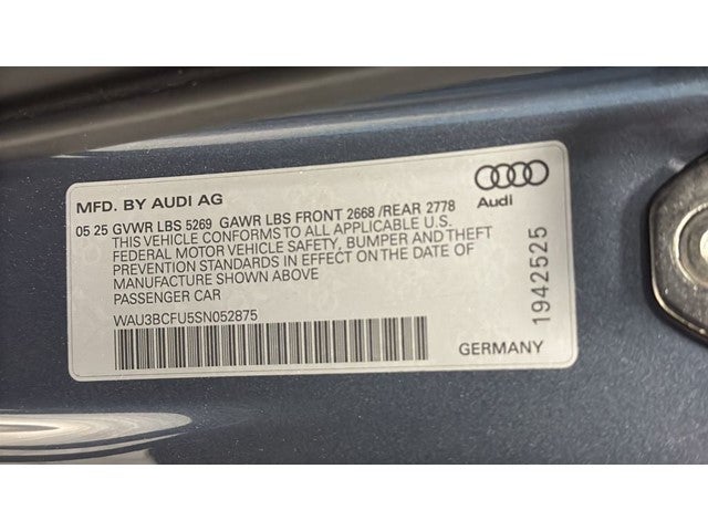2025 Audi A5 2.0T Prestige quattro