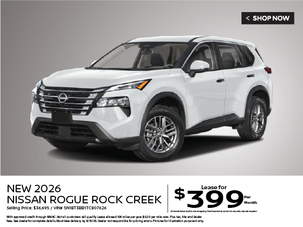 2026 Nissan Rogue Rock Creek 