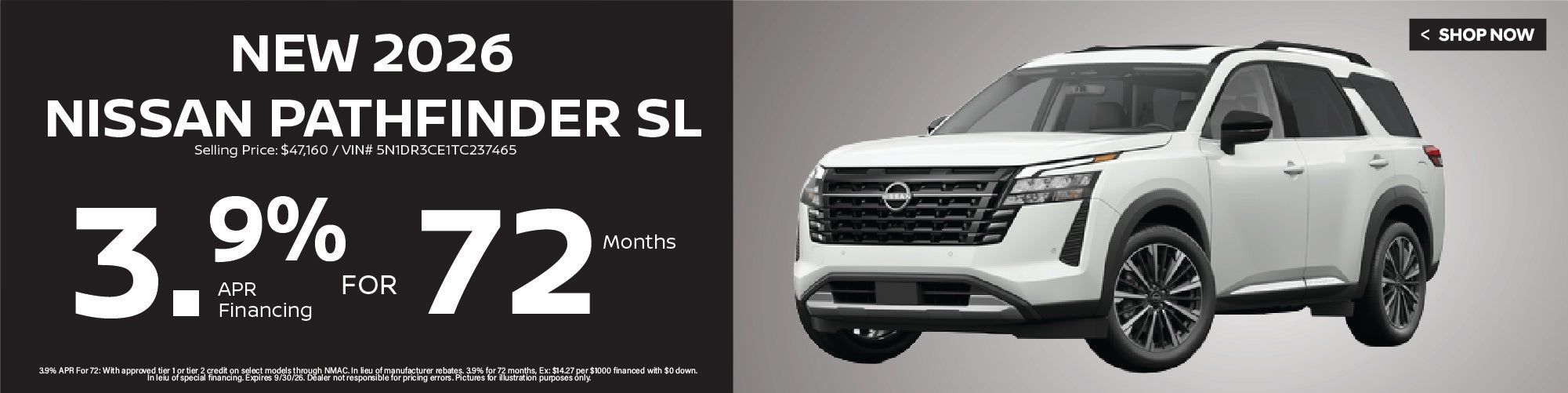 2026 Nissan Pathfinder SL